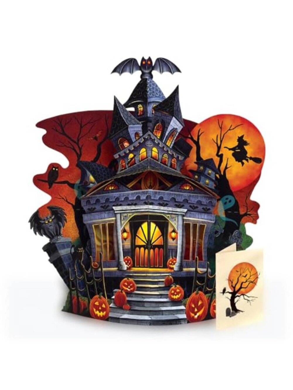 Haunted House 15" Life-Sized 3D Pop Up Card